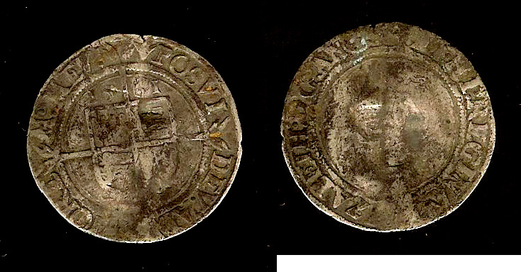 English 6 pence 1561 VG/F
